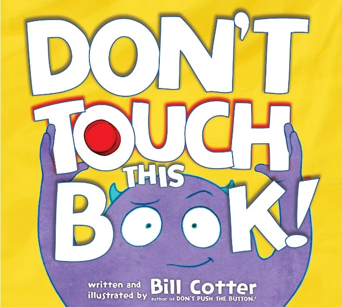 Don't touch this book book cover